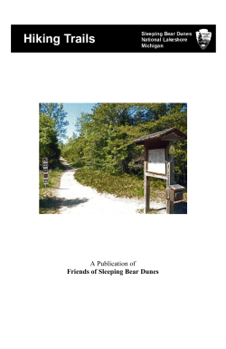 Hiking Trails 20150424 - Friends of Sleeping Bear Dunes