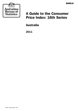 6440.0 A Guide to the Consumer Price Index