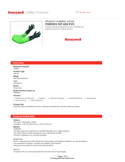 Datasheet - Honeywell Safety Products