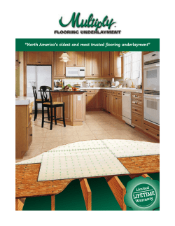 LIFETIME - Multiply Underlayment