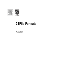 CTFile Formats