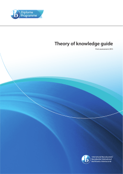 TOK Guide _e_FINAL.indd - North Star Charter School