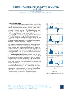 April - Illinois State Water Survey