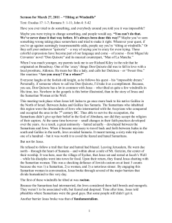 Don Quixote and The Woman At the Well