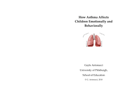 How Asthma Affects Children Emotionally and Behaviorally