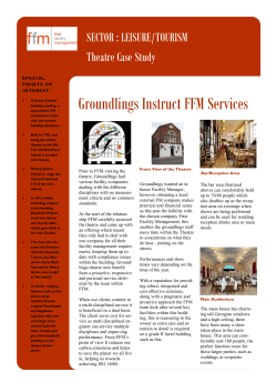 Case Study – Groundlings - First Facility Management Services