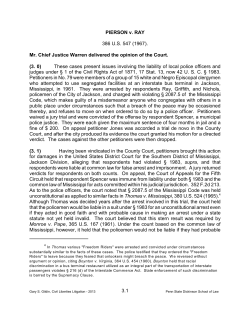 3.1 PIERSON v. RAY 386 U.S. 547 (1967). Mr. Chief Justice Warren
