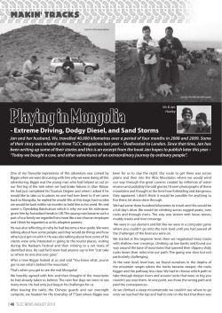 Playing In Mongolia - Mongolia August 2010