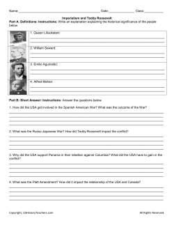 Copyright, USHistoryTeachers.com All Rights Reserved. Name