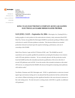 KING YUAN ELECTRONICS COMPANY (KYEC)