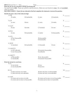 HW3A (Decimal Part 1)