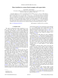 Phase transitions in a system of hard rectangles on the
