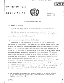 ST/SGB/l26 1 August 1963 SECRETARY