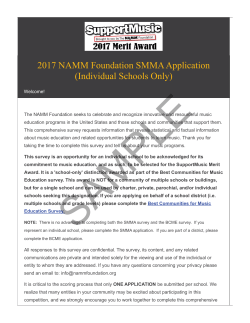 SMMA School Survey