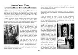 Kristallnacht and Jews in Nazi Germany