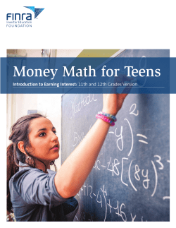 Money Math for Teens