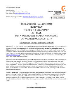rock and roll hall of famer buddy guy to join the legendary jeff beck