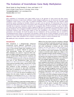 The Evolution of Invertebrate Gene Body Methylation