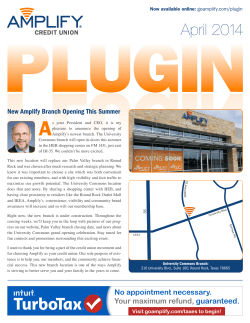 April 2014 - Amplify Credit Union