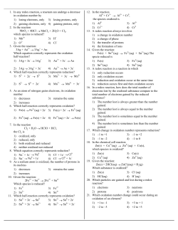 Electrochem and half reactions