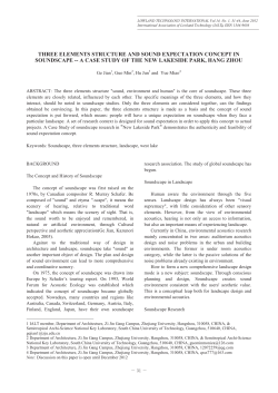 three elements structure and sound expectation concept in