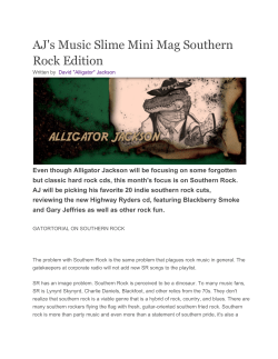 AJ`s Music Slime Mini Mag Southern Rock Edition