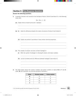 Worksheet 4 Free-Response Questions