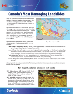 Canada`s Most Damaging Landslides