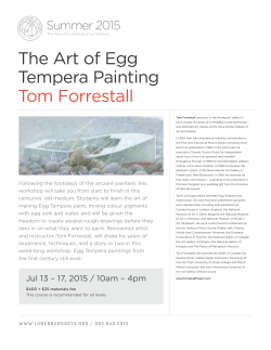 The Art of Egg Tempera Painting Tom Forrestall