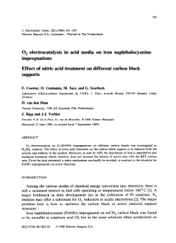 0, electrocatalysis in acid media on iron naphthalocyanine