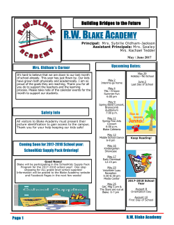 May-June 2017 newsletter