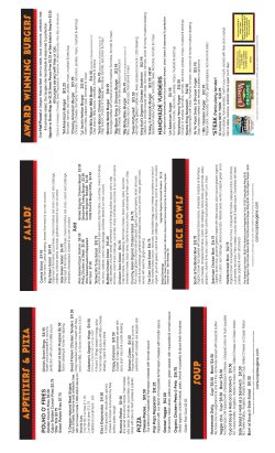 Delivery To Go Menu 02 2015