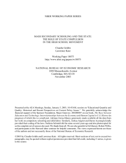 Education and the State