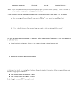 Measurement STudy Guide - Mrs. Smith`s Class Website