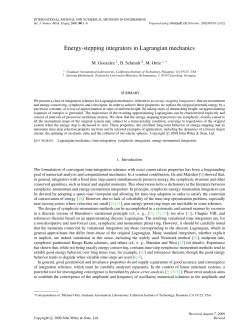 Energy-stepping integrators in Lagrangian