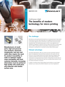 The benefits of modern technology for micro printing