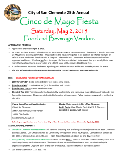 Cinco de Mayo Fiesta - City of San Clemente