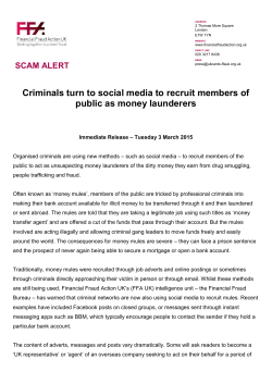 Money Mules - Santander UK