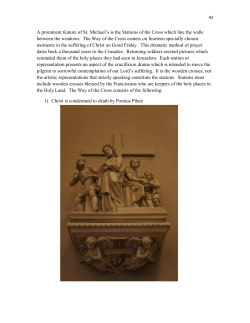 A prominent feature of St. Michael`s is the Stations of the Cross