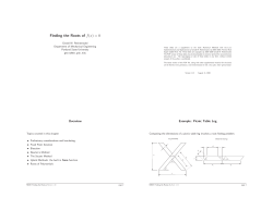 Finding the Roots of f(x)=0