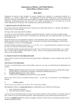 History and Welsh History