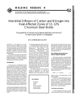 Interstitial Diffusion of Carbon and Nitrogen into Heat