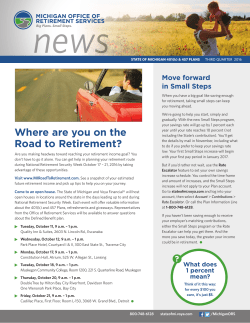 STATE OF MICHIGAN 401(k)