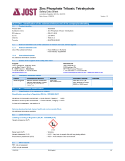 Zinc Phosphate Tribasic Tetrahydrate