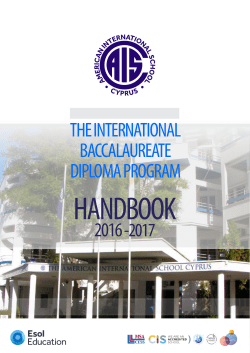 the international baccalaureate diploma program