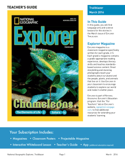 Trailblazer - National Geographic Explorer eResources