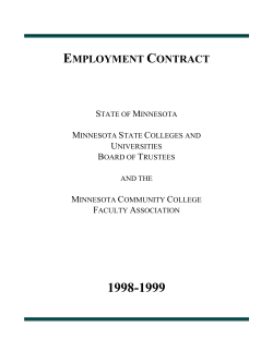 1998-1999 - Minnesota State Colleges and Universities