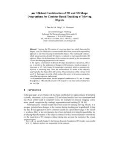 An Efficient Combination of 2D and 3D Shape