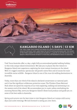 kangaroo island | 5 days | 53 km