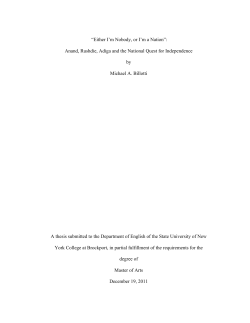 Either I`m Nobody, or I`m a Nation